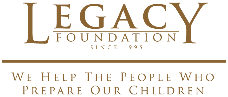 Legacy Foundation logo with slogan