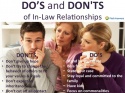 Do's and Don'ts with Inlaws