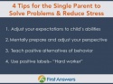 4 Tips for a single parent to reduce stress