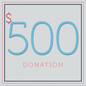 $500 Donation - DONATE