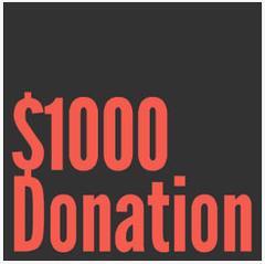 $1000 Donation - DONATE