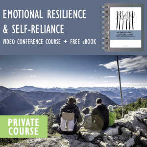 Emotional Resilience &amp; Self Reliance Course [12-week private video conference course with a coach + free ebook] - ANXIETY &amp; DEPRESSION